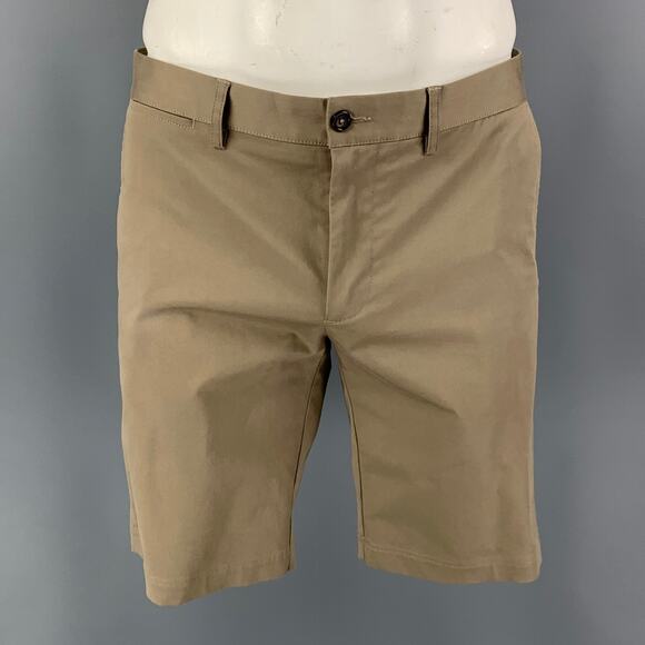DOLCE & GABBANA Size 36 Khaki Cotton Chino Shorts - Picture 1 of 4